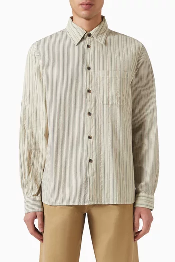 Striped Buttoned Shirt