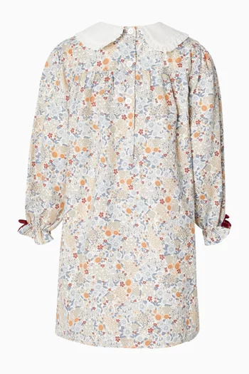Leela Floral Dress in Cotton