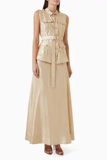 Pearlina Co-ord Set in Acetate Satin