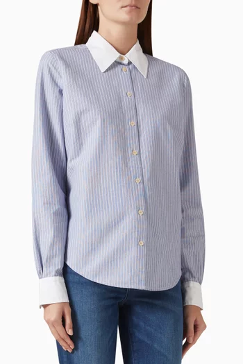 Oxford Contrast Shirt in Cotton