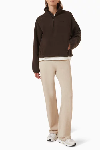 Low-waist Roll Knit Pants