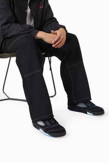 Air Jordan 5 'Black Carolina' Sneakers