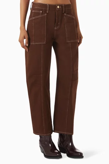Cody Cropped Barrel-leg Jeans