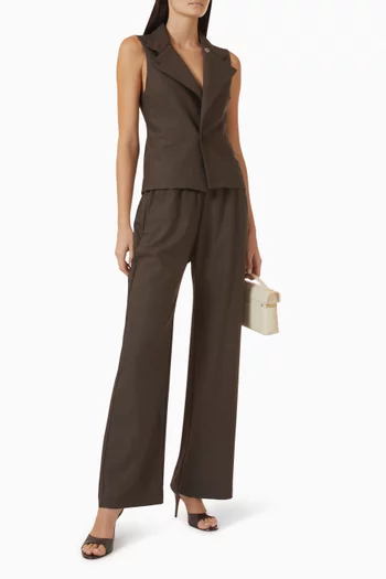 Hi-neck Vest
