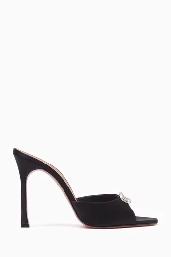 Mini Camelia 105 Mules in Satin