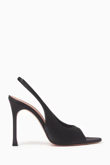 Alexa 105 Slingback Sandals in Satin