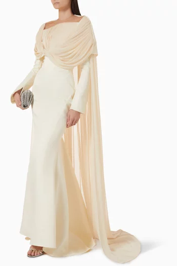 Asymmetric Pleated Dress