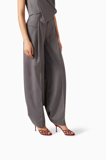 Aira 75 Mule Sandals in Suede & Mesh