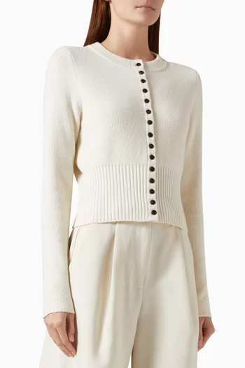 Iris Button-front Knit Cardigan