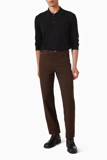 Riou Polo Sweater in Wool