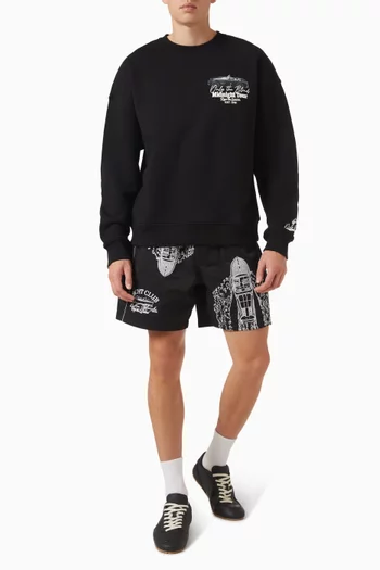 Midnight Tour Sweatshirt in Cotton Jersey