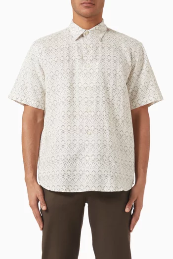Regular Fit Shirt in Linen-blend