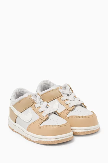 Dunk Low Sneakers in Leather