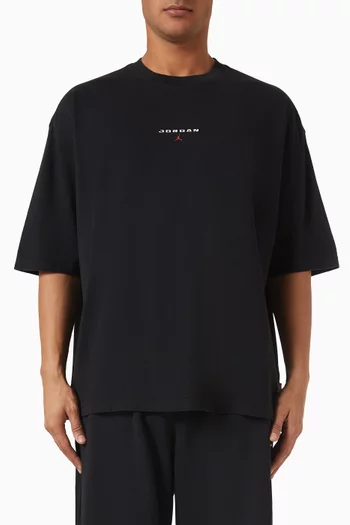 Flight Essentials Oversized Patch T-shirt in Cotton