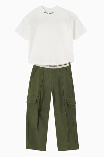 Cargo Pants in Gabardine
