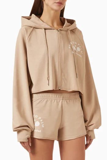 Brigitte Crop Jacket in Cotton-blend