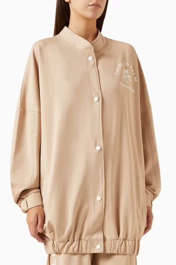 Corrine Long Jacket in Cotton-blend