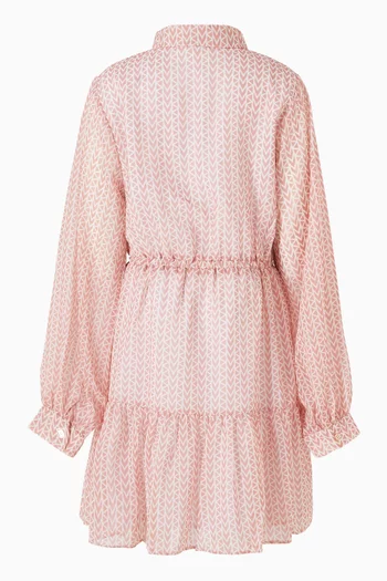 Monogram Dress in Crepe