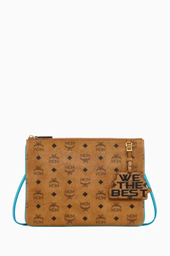 x We The Best Crossbody Pouch in Visetos