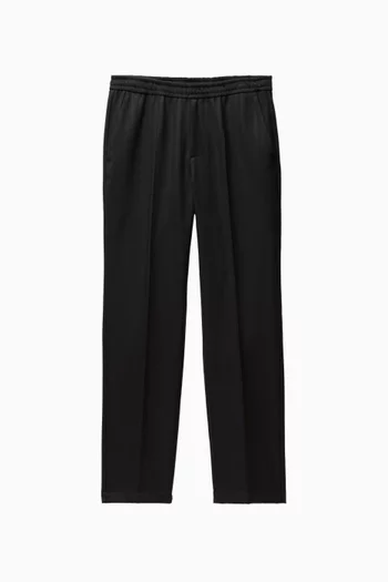Tailored Jacquard Pants in Wool