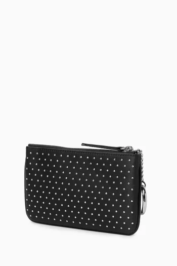 Mini Clip-on Pouch in Satin