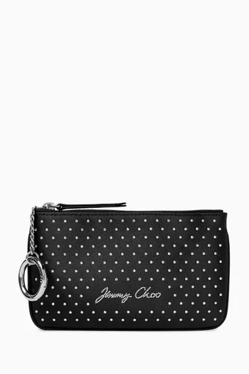 Mini Clip-on Pouch in Satin