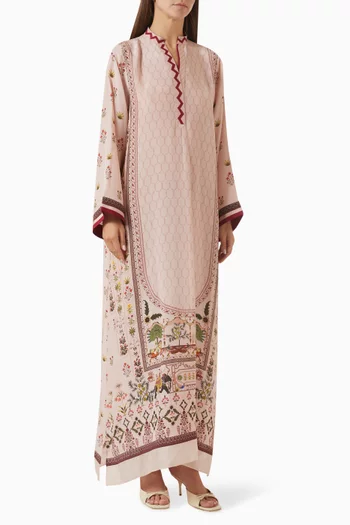 Siva Kaftan in Crepe