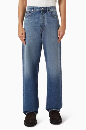Straight-leg Jeans in Denim
