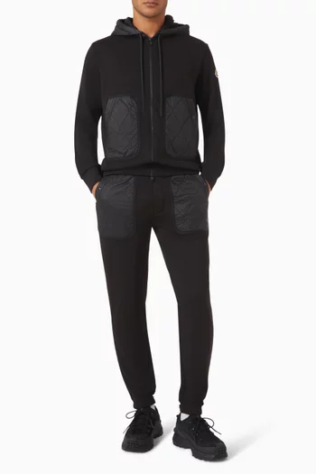 Track Pants in Cotton-blend