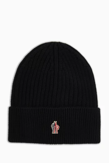 Logo Beanie in Wool