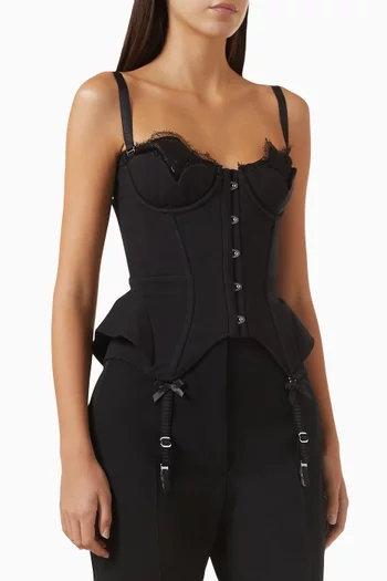 Chantal Corset Top in Jersey