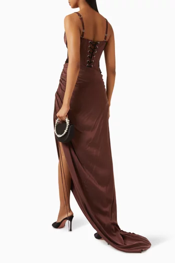 Maleena Corset Top & Skirt Set