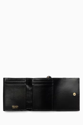Small Wallet in Calfskin Leather