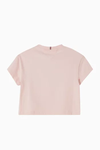 Peanuts Flag T-shirt in Cotton