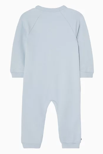 Logo Romper in Cotton