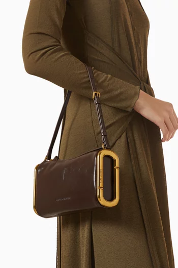 The Small Scene Shoulder Bag in Crinkle Leather