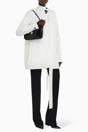 XS Cara Shoulder Bag in Eel Leather