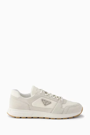 Prax Sneakers in Suede & Re-Nylon