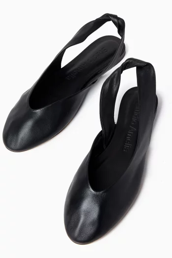 Siena Ballet Flats in Leather