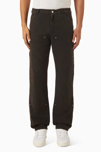Smiley Core Double Knee Pants in Cotton Canvas
