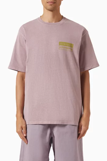 Gramicci Climbing Pigment-dyed T-shirt in Cotton