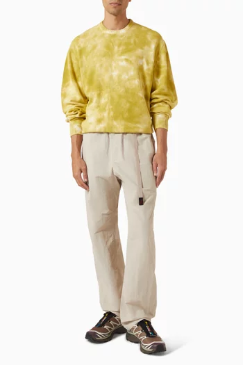 Knit Crew-neck Sweater in Cotton