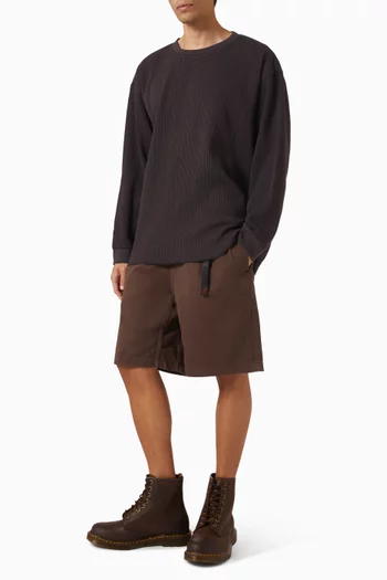 Pigment Dye G-Shorts in Cotton Twill