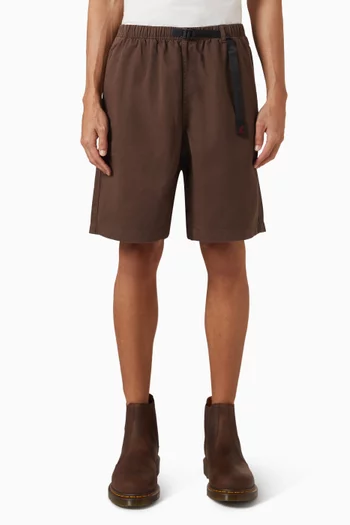 Pigment Dye G-Shorts in Cotton Twill