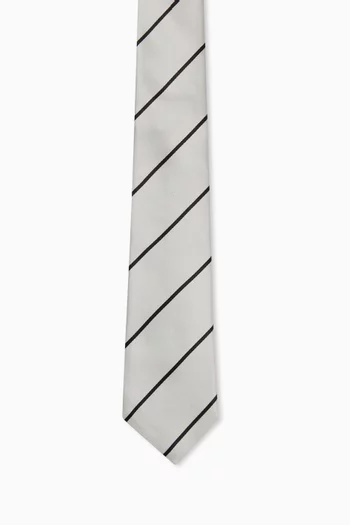Striped Tie in Silk