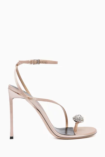 Ankle Strap 85 Sandals in Satin