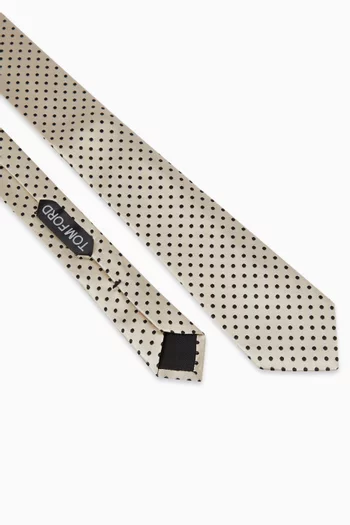 Printed Tie in Silk