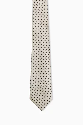 Printed Tie in Silk