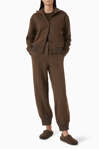Cedar Bomber Jacket in Cashmere-blend