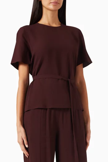 Atheris Top in Crepe